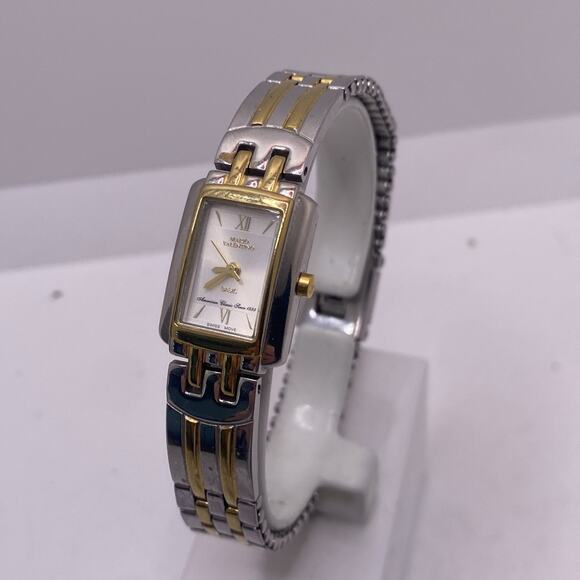 Mario Valentino Women\'s Two-Tone Silver & Gold Bracelet Watch - Basic main image 4